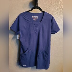 Grey's Anatomy Scrub Top Size S in Navy